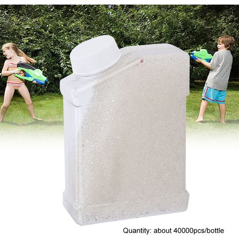 Perles de cristal colorées 9-11mm pour pistolet à eau - 40000 pièces - Jouet enfant transparent