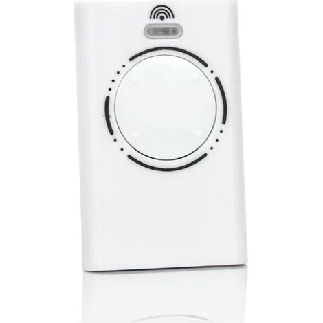 Télécommande universelle 4 boutons blancs, compatible avec portails et portes de garage FAAC XT4 (fréquences 300–868 MHz), copie facile sans programmation yun (1/3)