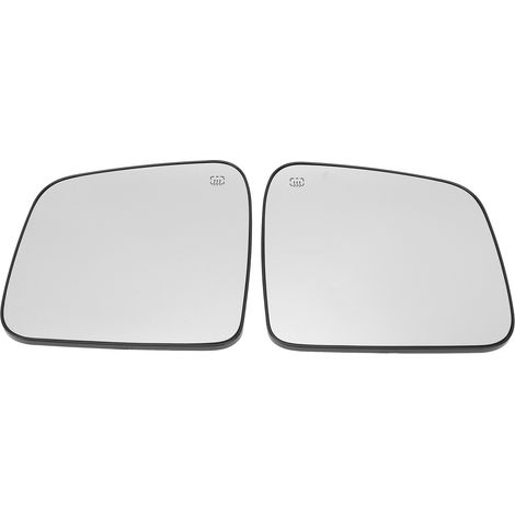 Rétroviseur Chauffant Verre 1 Paire 68092051AB Haute Définition Droit Gauche Remplacement Miroir Latéral pour Grand Cherokee (1/5)