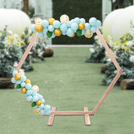 7.1 FT Garden Wedding Party Wood Ceremony Decoration Wedding Party Events Decor (1/5)