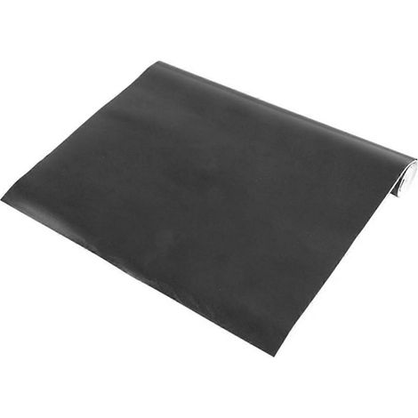 Lot de 5 films adhésifs en vinyle noir mat 12 x 60 pouces pour covering de voiture (à faire soi-même). (1/5)