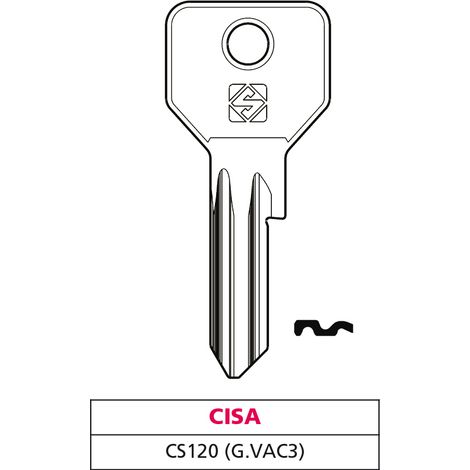 Silca CHIAVE ASC CS120 (G. VAC 3) CISA 10.00 pz