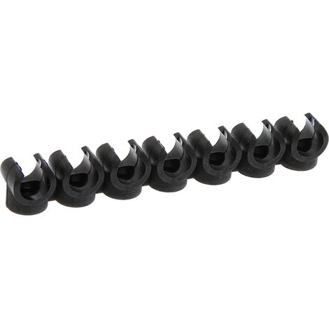 Attache pour tube 8mm – Barrettes de clips fragmentables – Pour tubes en polymère – Lot de 5 unités – Legris (1/2)