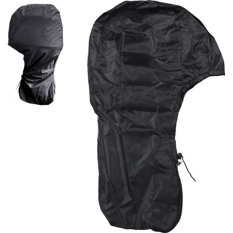 Housse pour moteur de bateau intégrale, polyester résistant au vent et aux intempéries, incluant sac de rangement, pour moteurs de 0 à 5HP (1/5)