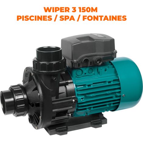 Espa – Pompe pour piscine Wiper 3 150 M – Monophasée 1,5 CV – Refoulement réglable 5 positions – Compatible eau de mer (1/4)