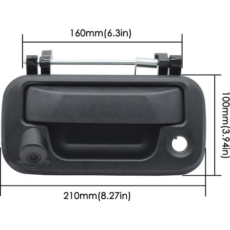 Rear door handle with camera for Ford Raptor pickup truck F150 8L3Z-9943400-AC (1/4)
