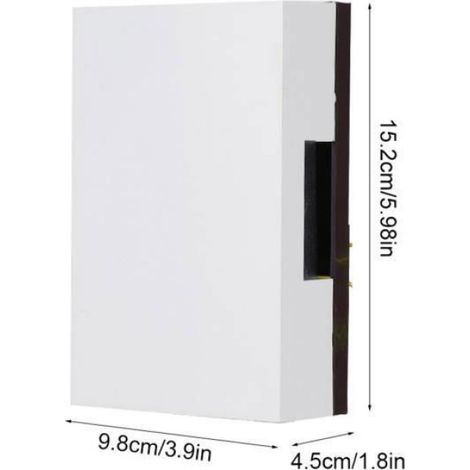 Sonnette filaire manuelle Ding Dong Bell - Installation murale - 220V - 80 db (1/4)