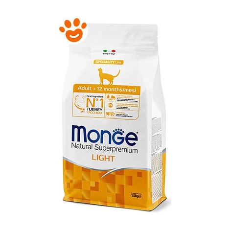 Monge Natural Superpremium Light Tacchino - Monge Natural Superpremium Light Tacchino - Sacco Da 1,5 Kg