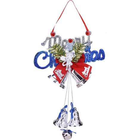 Campana Navidad - Adorno Colgante para Árbol y Puerta - Decoración Fiesta Navideña - Pack de 1 (1/5)
