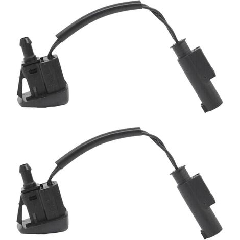 2 buses de lave-glace chauffantes pour pare-brise 61667046060 pour BMW Série 5 E60 E61 2004-2010 525i 528i 530i 535i 550i (1/5)