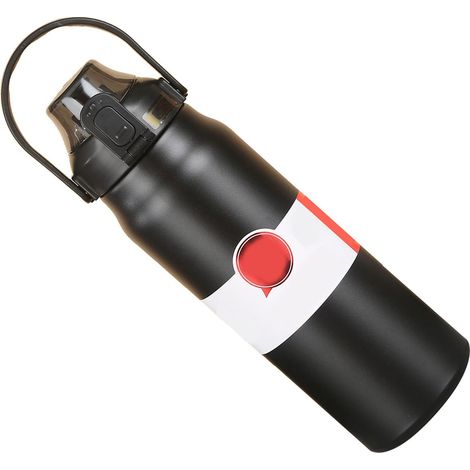 Gobelet isotherme en acier inoxydable 316, grande capacité, 1,2 L, noir nuit. (1/5)