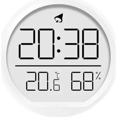 Reloj De Mesa Digital - Pantalla Lcd Con Hora Fecha Día Y Temperatura - Alarma Programable 5 Tocados - Radiocontrol - Función Termómetro Integrado - 1 Unidad (1/5)
