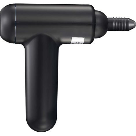Pistolet de massage rechargeable, 4 têtes, 32 niveaux d'intensité, noir (1/5)