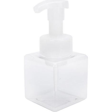 Distributeur de savon mousse 250ml rechargeable, flacon pompe pour salle de bain, gel douche, shampooing liquide. (1/5)