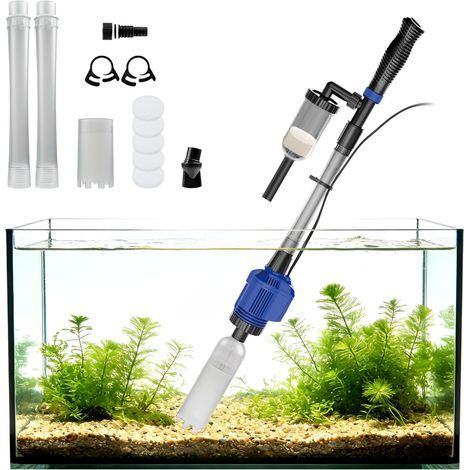 automatischer 3-in-1-Staubsauger, Kies- und Sandreinigung, Wasserwechsel, für mittelgroße bis große Aquarien (1/5)