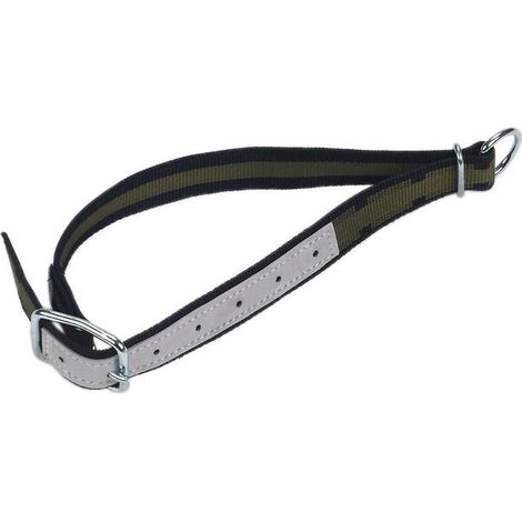 Halsband 85 x 4 cm mit Ovalglied und D-Ring für Kälber