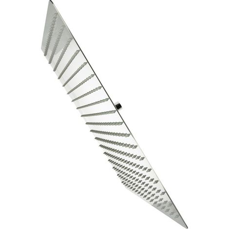 Tête de douche Recta II 300x200mm, acier inox chromé, articulée