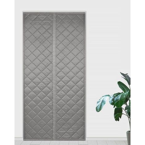 Rideau de Porte Isolant Thermique,Rideau de Porte Magnétique Auto-Absorbant, Anti Froid dans Cuisine&Maison Moustiquaire,Isolant Phonique,Pas de Perçage Nécessaire (1/5)