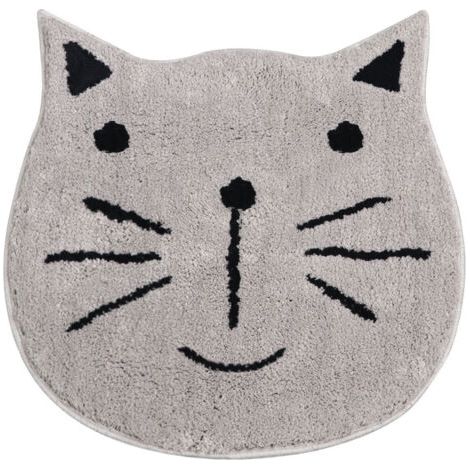 Tapis antidérapants de salle de bains de chat de bande dessinée nordique Tapis de sol antidérapants de cuisine et de salle de bain Tapis de sol lavables en machine Tapis de porte6060CM (1/3)