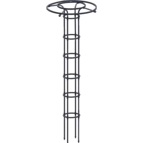 Pflanzenstütze für Kletterpflanzen, Pilzstütze für Topfpflanzen, Weinreben, Rosen, Clematis, Gemüse, Gesamthöhe 210 cm (82,7 Zoll). (1/3)