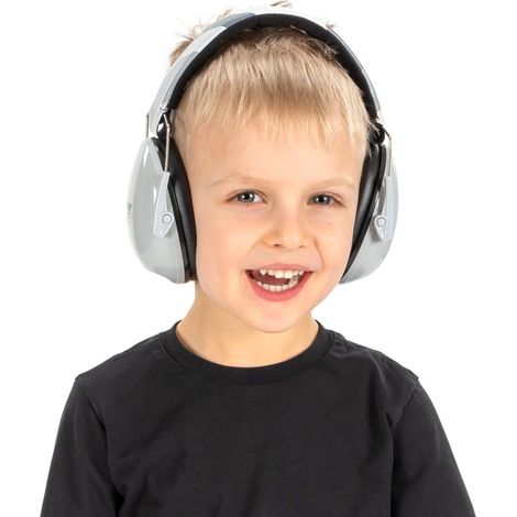 reer Kapselgehörschutz für Kinder SilentGuard Reduzierung 27 dB grau