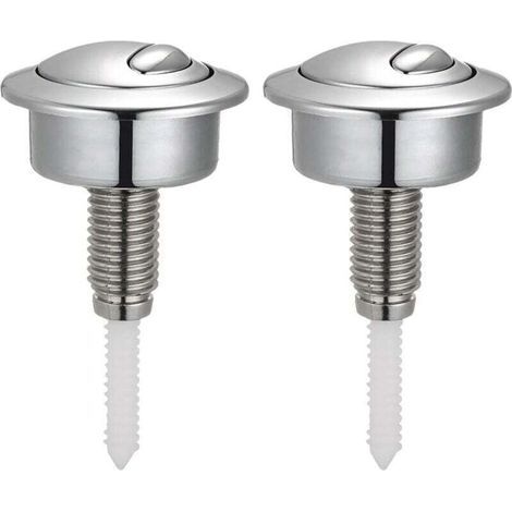 Set mit 2 Zweimengenspülknöpfen für Siamp-Spülkästen für Optima 49. Zweimengenspülknopf für Twyford Vitra. (1/4)