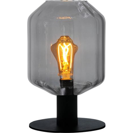 Lampe de table Porto avec verre fumé Jagger - 4711-05-05-05-11