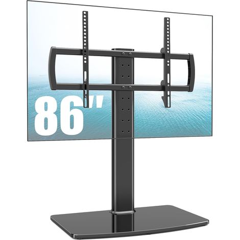 Meuble Support TV, Réglage en Hauteur pour Téléviseur LCD de 40 à 86 Pouce Ecran LED Plasma