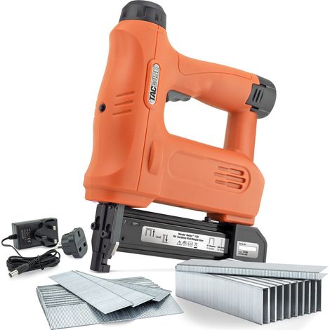 Tacwise 1700 191 Cordless 12V Staple Nail Gun Kit 91 Staples 18G Brads 15-32mm (1/4)