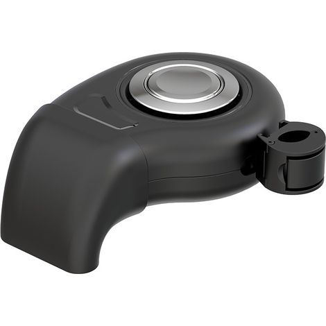 Ventilateur de voiture portable à économie d'énergie de sécurité, ventilateur de voiture rotatif à 360 degrés(Noir) (1/4)
