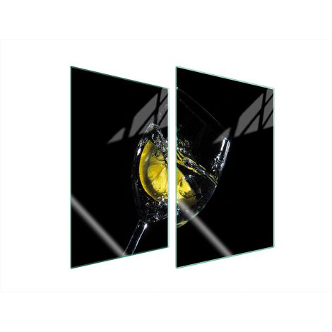 GLASSCHUTZPLATTE FÜR KÜCHE 2x35x52 WEIN (1/5)