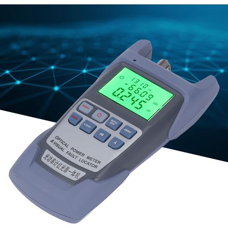 DXP-50D, wattmètre optique intégré haute précision à revêtement gris avec source de lumière rouge, instrument de détection des défauts de dégradation optique, stylo de transmission de lumière 10 MW (1/5)