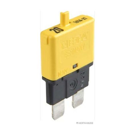 32V 20A Leitungsschutzschalter mit Rückstelltaste, gelb