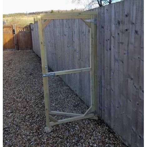 Pressure treated timber framed Aviary DOOR panel - 6' x 3' - with Heavy duty galvanised wire mesh 3/4" X 3/4" - 16 gauge