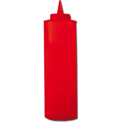 Biberón salsas pequeño 250 cc rojo