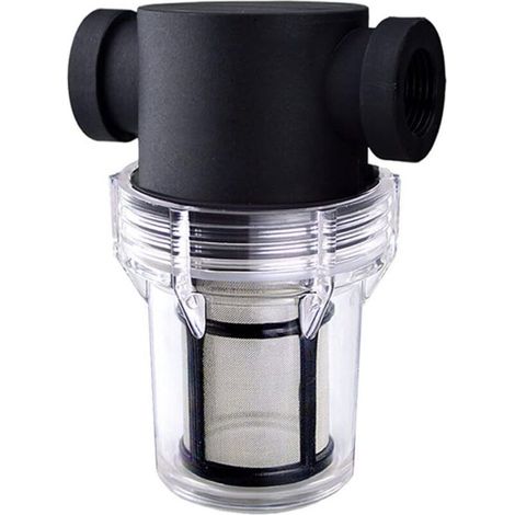 High-quality PVC nylon pipe filter, transparent, pre-filter attachment, water inlet filter, 3/4-80 mesh network