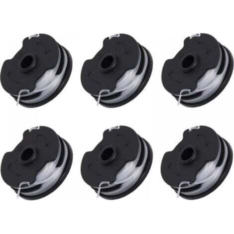 Pack of 6 replacement spools for Parkside PRTA 20-Li C3 cordless brushcutter IAN351753