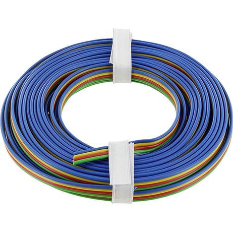econ connect KL4X014FARB5 Litze  4 x 0.14 mm² Blau, Gelb, Rot, Grün 5 m