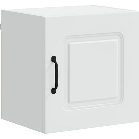 Armadio da cucina rettangolare con ampio spazio di archiviazione per uso interno 40 x 31 x 40 cm in legno bianco 020053553