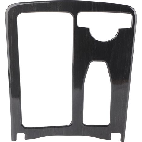 Console centrale porte-gobelet cadre compatible Mercedes Classe C W204 2008-2013 bois grain noir conduite à droite (1/5)