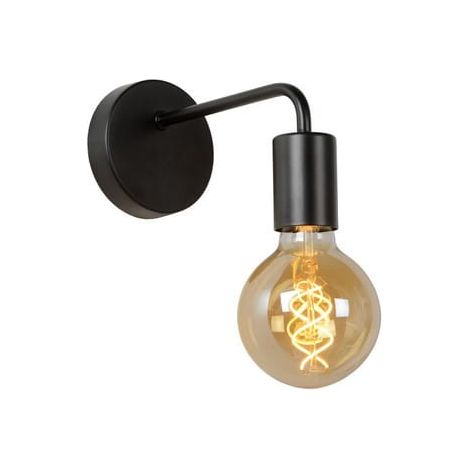 Applique da parete Lucide Scott nera E27 40W 45265 (1/5)