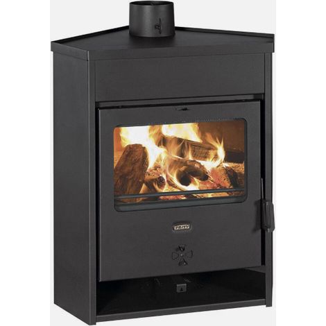 Stufa a legna Prity PRITY D da 17,8 kW colore nero (1/3)