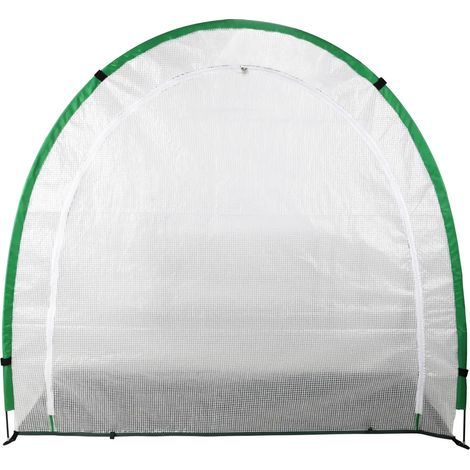 Serre demi-lune 200x80x170cm housse PE 130g/m² fond 110g (1/5)
