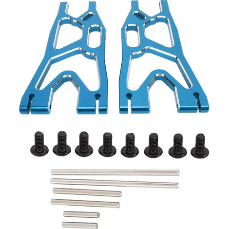 Amortisseurs avant/arrière inférieurs en aluminium pour Traxxas X MAXX 1/5 RC, pièces de suspension de rechange, couleur bleue (1/5)