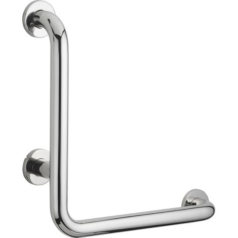 THIRARD - Barre de maintien coudée, inox 304, longueur 800mm, angle 90°, Ø32mm, finition inox poli - THIRARD