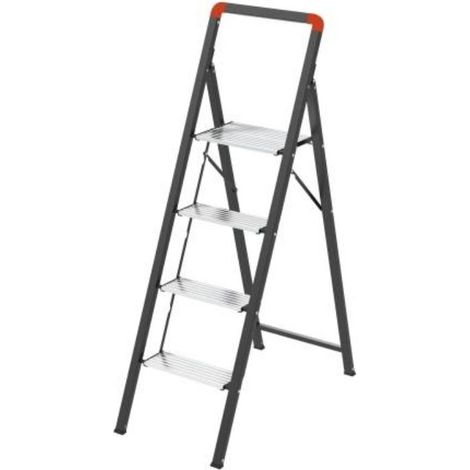 gierre-bsf401-taburete acero-aluminio mini slimstep mix (4 peldaños)