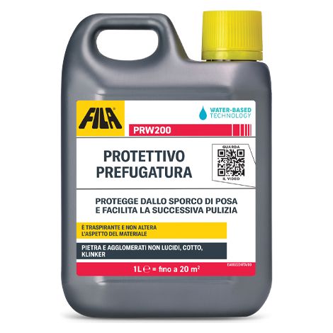 Prw200 protettivo impermeabilizzante prefugatura a base acqua 5 lt