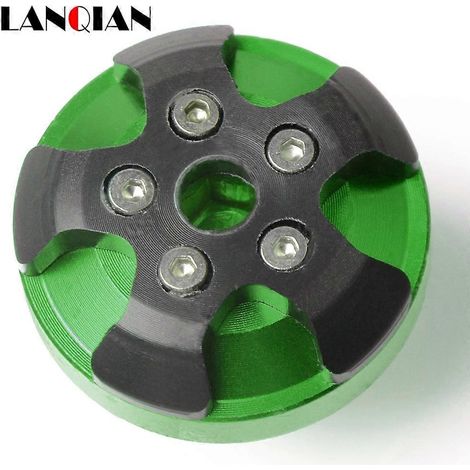 Aplicable a: YAMAHA TMAX500 530 550 MT07 MT09 MT125 FZ16 FZ-S150 R15 M-slaz150 Tapa de llenado de aceite de motor CNC para motocicleta, cubierta de llenado de combustible (verde) (1/5)