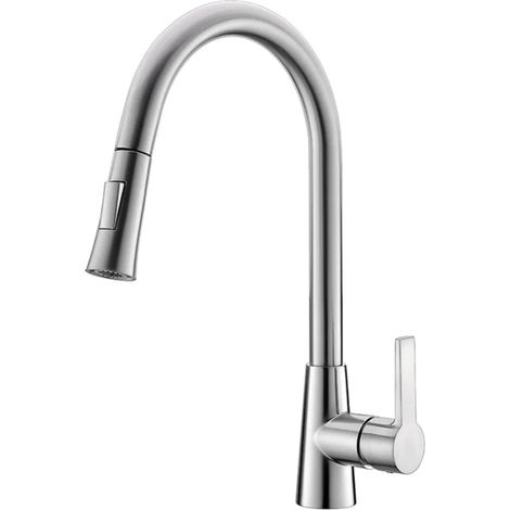Robinet Cuisine Chrome 805 En Laiton Collection Erymanthe (1/5)