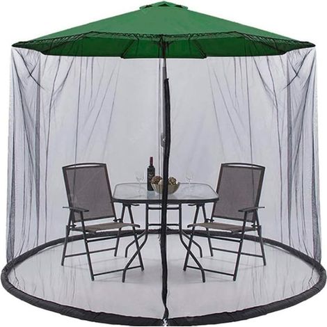 Terrasse de restaurant en plein air avec fermeture éclair, balançoire, moustiquaire, rideau en filet, couverture en filet, parasol en filet de polyester (1/5)